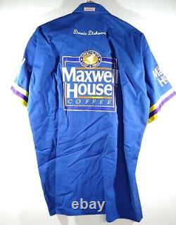 Vintage NASCAR Pit Crew Shirt Maxwell House Ford Dupont Texas Pete Race Worn 99