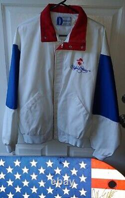 Vintage NASCAR Race Used Richard Petty Coat Jacket 1990 Team Issue Pit Crew