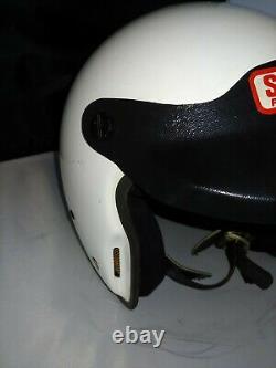 Vintage NASCAR Rodney Combs #89 Simpson race used driver's helmet signed auto