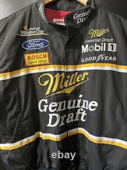 Vintage NASCAR Winston Cup Ford MGD Mobil 1 Goodyear Jacket