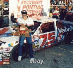 Vintage NASCAR race used pit crew shirt Neil Bonnett 1988 Valvoline #75 rahmoc