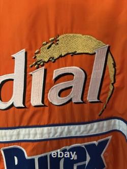 Vintage Nascar Crew Shirt Dial Purex Goodyear Armour Can Meats Red Roof Inns