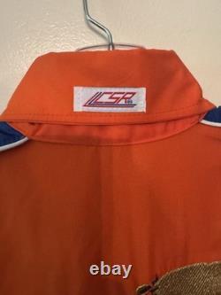 Vintage Nascar Crew Shirt Dial Purex Goodyear Armour Can Meats Red Roof Inns