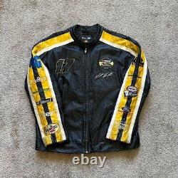 Vintage Nascar Leather Nascar Racing Jacket (L)