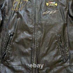 Vintage Nascar Leather Nascar Racing Jacket (L)