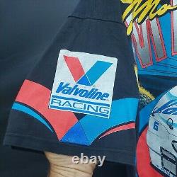 Vintage Nascar Mark Martin NEW HORIZONS T-Shirt ROUSH RACING Valvoline XL USA