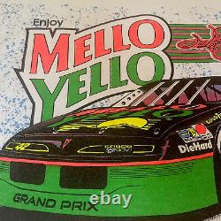 Vintage Nascar Racing Kyle Petty Mello Yello All Over Print T Shirt Sz L 90s EUC