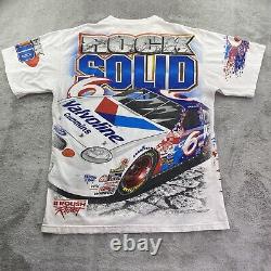 Vintage Nascar Racing Shirt Mens Extra Large 90s Mark Martin AOP All Over Print