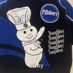 Vintage Pillsbury Doughboy NASCAR Style Racing Jacket Youth Size XL