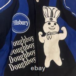 Vintage Pillsbury Doughboy NASCAR Style Racing Jacket Youth Size XL