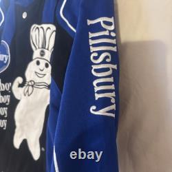Vintage Pillsbury Doughboy NASCAR Style Racing Jacket Youth Size XL