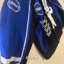 Vintage Pillsbury Doughboy NASCAR Style Racing Jacket Youth Size XL