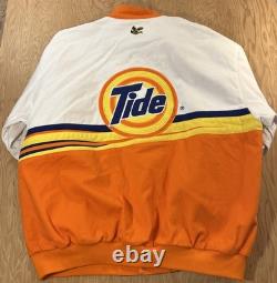 Vintage Racing Apparel Authentics Tide White Orange Jacket 3XL Signed Craven