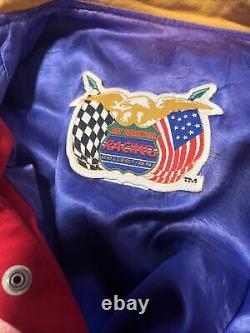 Vintage Rare Jeff Hamilton Nascar DuPont Rainbow Racing Jacket Chase Authentic