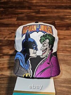 Vintage Rare Nascar Batman Vs Joker DC Comics Movie Promo Racing Hat Snapback