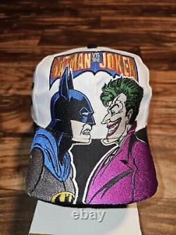 Vintage Rare Nascar Batman Vs Joker DC Comics Movie Promo Racing Hat Snapback