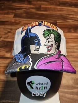 Vintage Rare Nascar Batman Vs Joker DC Comics Movie Promo Racing Hat Snapback