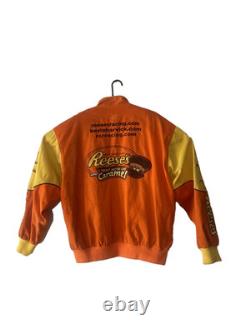 Vintage Reese's Kevin Harvick #29 NASCAR Racing Jacket XL Chase Authentics