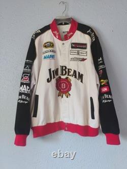 Vintage Robby Gordon Jim Beam Ford Racing Jacket Nascar XXL Rare 1990s 2000s Y2K