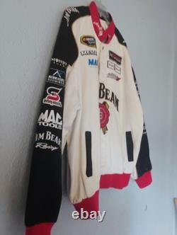Vintage Robby Gordon Jim Beam Ford Racing Jacket Nascar XXL Rare 1990s 2000s Y2K