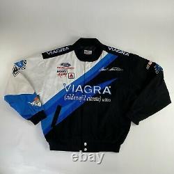 Vintage Roush Racing Jacket Small Multicolor Mens Mark Martin Viagra Full Zip