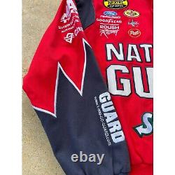 Vintage Team Caliber Roush Racing National Guard Bomber Jacket Size M