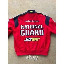 Vintage Team Caliber Roush Racing National Guard Bomber Jacket Size M