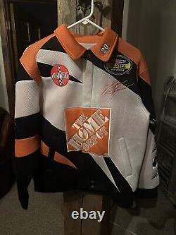 Vintage Tony Stewart Nascar Racing Home Depot Jacket Size Large