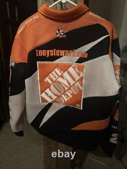 Vintage Tony Stewart Nascar Racing Home Depot Jacket Size Large