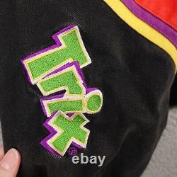 Vintage Trix NASCAR Jacket Mens 2X Red JH Design Bobby LaBonte Racing Snap #43