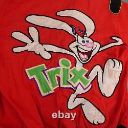 Vintage Trix NASCAR Jacket Mens 2X Red JH Design Bobby LaBonte Racing Snap #43