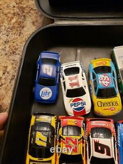 Vintage Tyco Lifelike Nascar Stocker Slot Cars & Afx Case Racing Running. L@@k