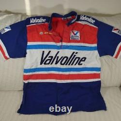 Vintage Valvoline Performance Team Racing Pit Crew Shirt Nascar Mark Martin H1