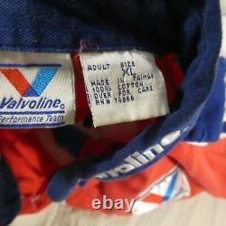 Vintage Valvoline Performance Team Racing Pit Crew Shirt Nascar Mark Martin H1