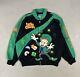 Vintage Y2k 2009 Tm Designs Lucky Charms Nascar Racing Bomber Jacket Size Xl