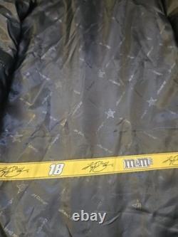Vintage Y2K NASCAR JH Design M&M Kyle Busch Embroidered Racing Jacket Coat XL