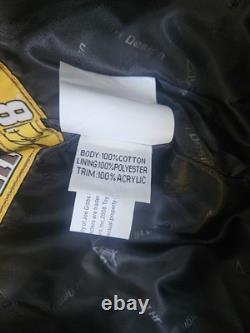 Vintage Y2K NASCAR JH Design M&M Kyle Busch Embroidered Racing Jacket Coat XL Vintage Y2K NASCAR JH Design M&M Kyle Busch Embroidered Racing Jacket Coat XL