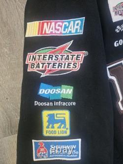 Vintage Y2K NASCAR JH Design M&M Kyle Busch Embroidered Racing Jacket Coat XL