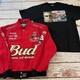 Vintage Y2k Nascar Chase Authentics Dale Earnhardt Bud King Of Beers Size Xl