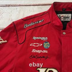 Vintage Y2K Nascar Chase Authentics Dale Earnhardt Bud King Of Beers Size XL