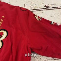 Vintage Y2K Nascar Chase Authentics Dale Earnhardt Bud King Of Beers Size XL