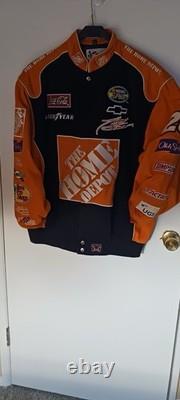 Vintage tony stewart racing jacket size men's large and book