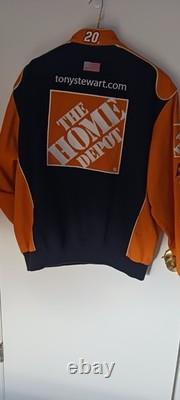 Vintage tony stewart racing jacket size men's large and book