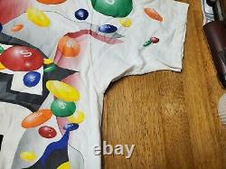 Vtg 1997 NASCAR Derrike Cope Skittles Racing Team T-Shirt Size XL Rare Rainbow