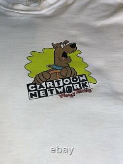 Vtg 90s Cartoon Network Scooby Doo Wacky Racing T Shirt Mens Size L Nascar