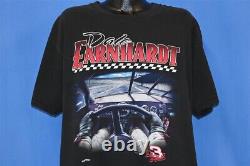 Vtg 90s DALE EARNHARDT #3 RACE CAR NASCAR NUTMEG MILLS BLACK t-shirt RACING XL