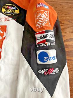 Vtg Chase Authentics #20 Tony Stewart Racing Jacket Coat NASCAR Home Depot Large