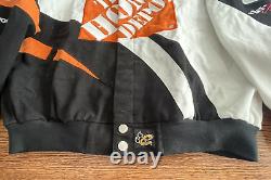 Vtg Chase Authentics #20 Tony Stewart Racing Jacket Coat NASCAR Home Depot Large