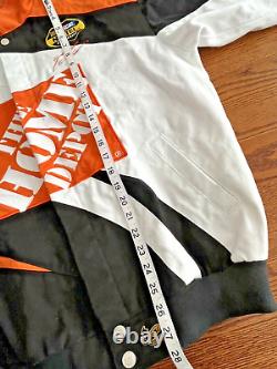 Vtg Chase Authentics #20 Tony Stewart Racing Jacket Coat NASCAR Home Depot Large