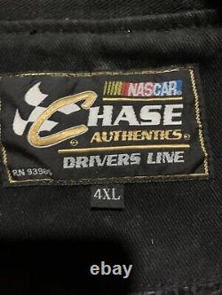 Vtg Lucky Charms Cereal Rainbow Chase Authentics Nascar Racing Jacket Size 4XL